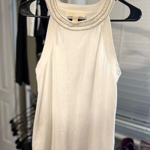 Michael Kors Ivory Embellished Blouse